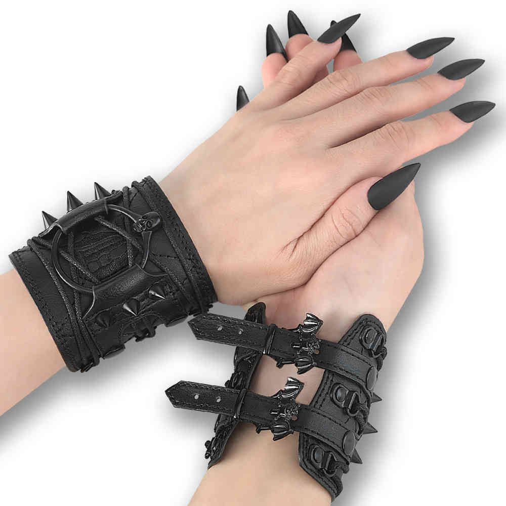 DemoniaCult - DA-406 Armband - Schwarz